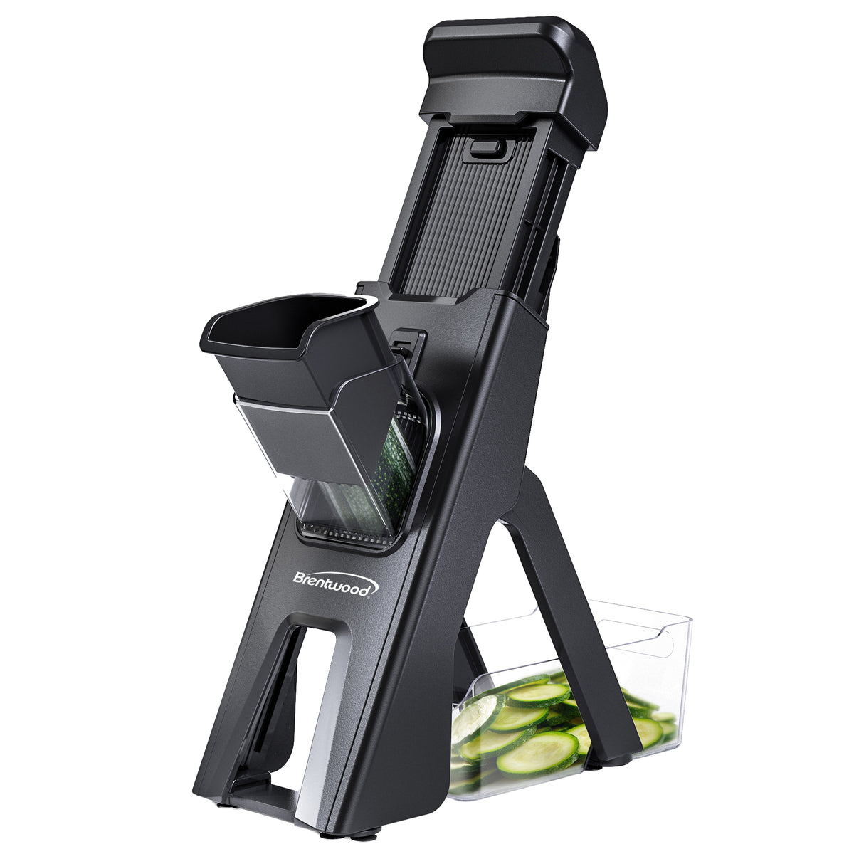 Brentwood 3-in-1 Safe Mandoline Slicer, Vegetable Chopper