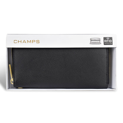 Champs Gala - Leather Zip-Clutch Wallet