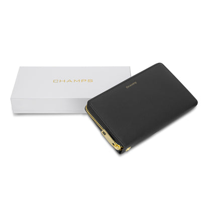 Champs Gala - Leather Zip-Clutch Wallet