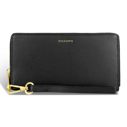 Champs Gala - Leather Zip-Clutch Wallet