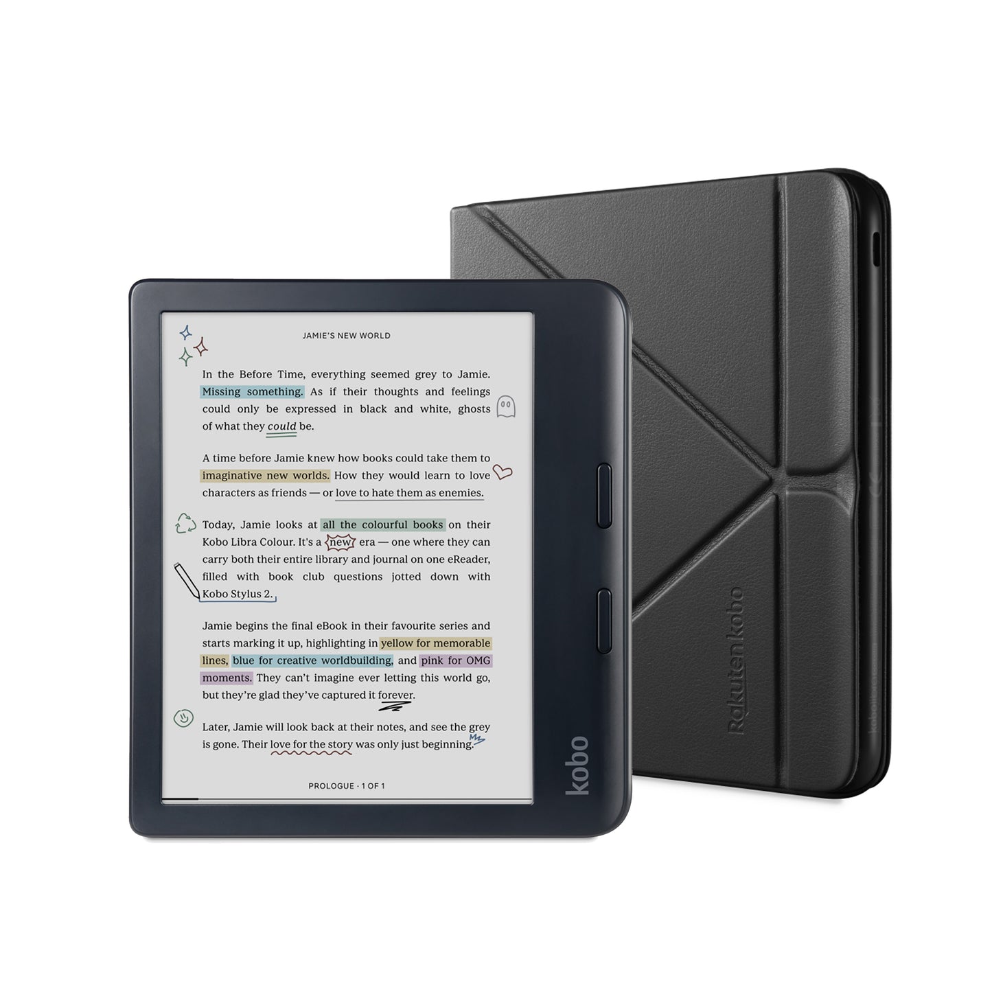 Rakuten Kobo Libra Colour With Kobo SleepCover
