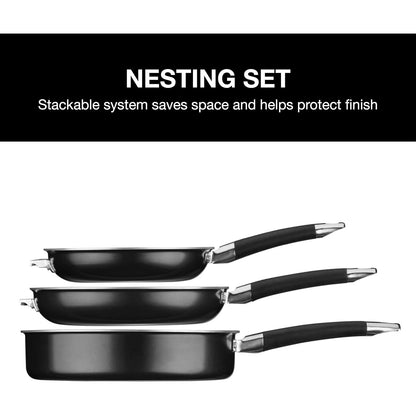 Cuisinart 11-Piece Nesting Non-Stick Cookware Set
