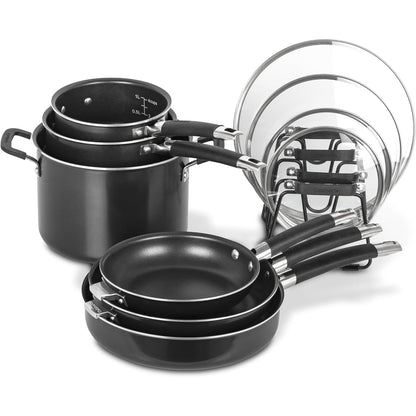 Cuisinart 11-Piece Nesting Non-Stick Cookware Set
