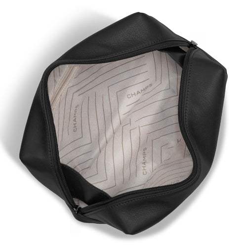 Champs Onyx - Leather Toiletry Bag