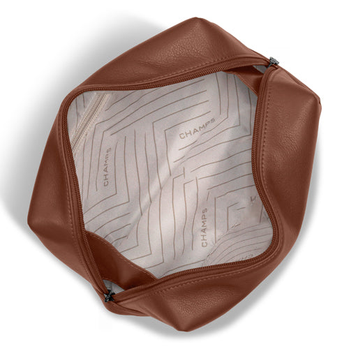 Champs Onyx - Leather Toiletry Bag