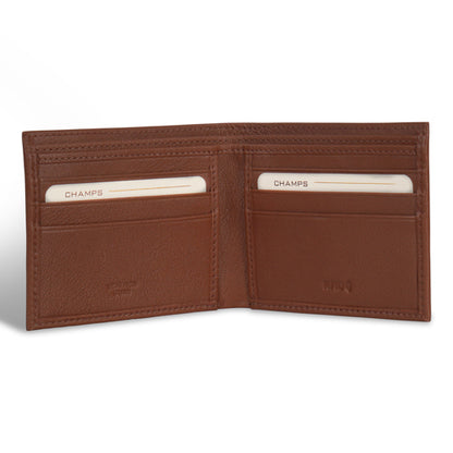 Champs Onyx - Leather Bi-Fold Wallet