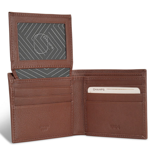 Champs Onyx - Leather Top Wing Wallet