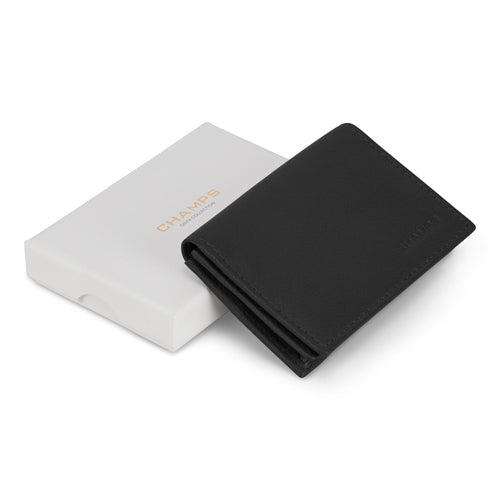 Champs Onyx - Leather Card Case