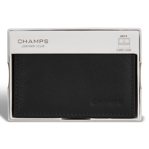 Champs Onyx - Leather Card Case