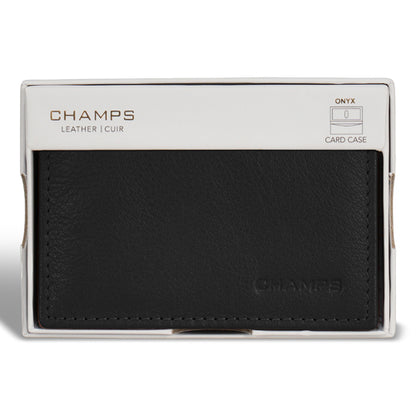 Champs Onyx - Leather Card Case
