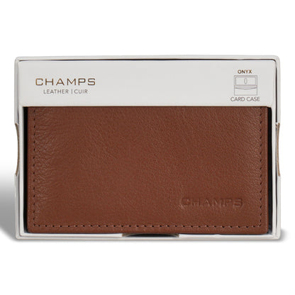 Champs Onyx - Leather Card Case