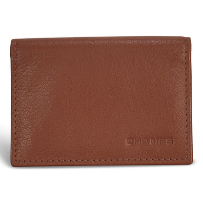 Champs Onyx - Leather Card Case