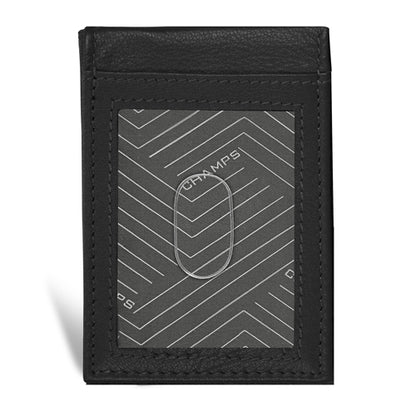 Champs Onyx - Leather Mag Hybrid Card Holder