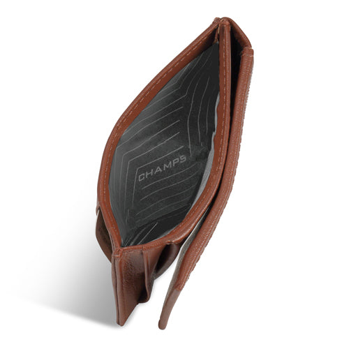 Champs Onyx - Leather Mag Hybrid Card Holder