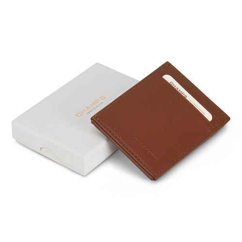 Champs Onyx - Leather Mag Hybrid Card Holder