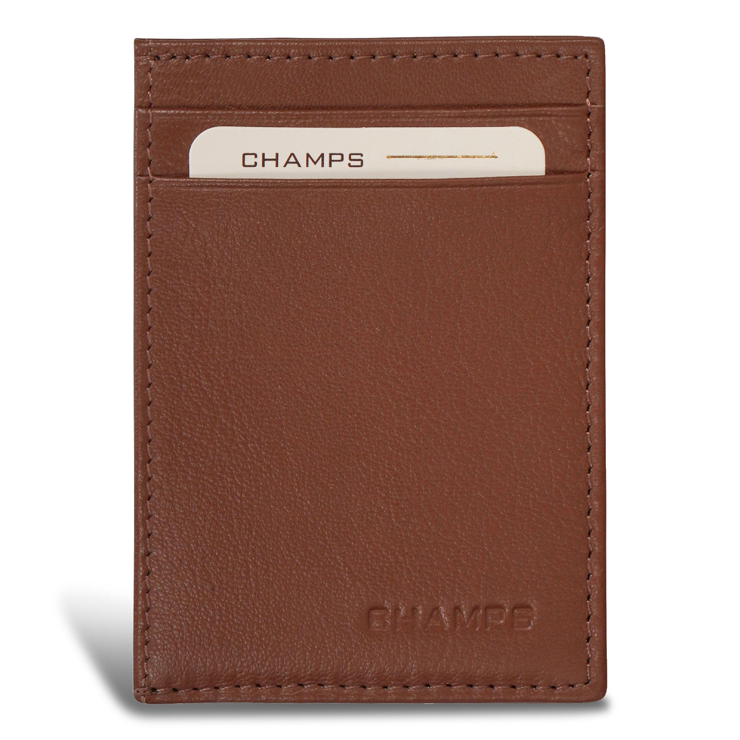 Champs Onyx - Leather Mag Hybrid Card Holder