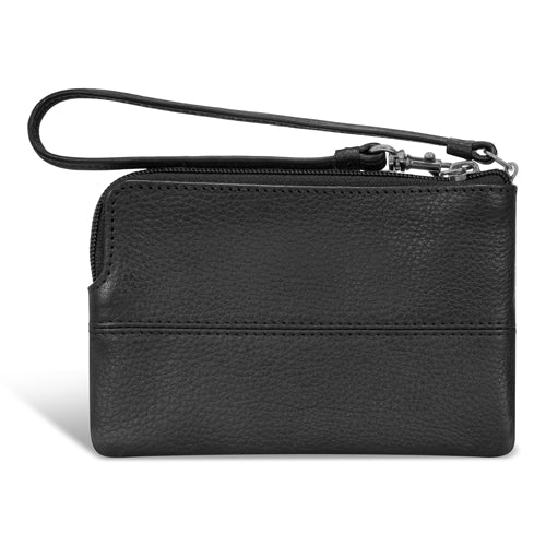Champs Onyx - Leather Wristlet