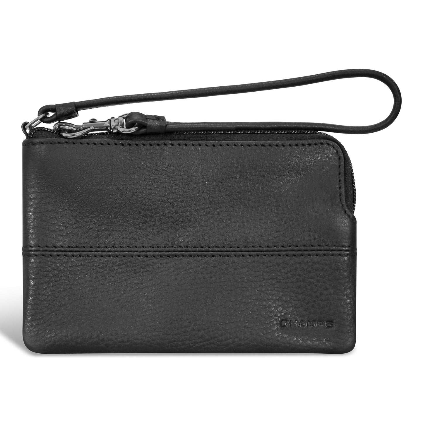 Champs Onyx - Leather Wristlet