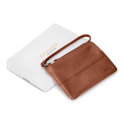 Champs Onyx - Leather Wristlet