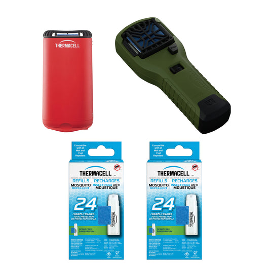 Thermacell Patio Shield & Portable Mosquito Repeller with Refills