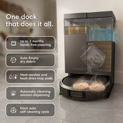iRobot Roomba® Plus 575 Combo Robot + Auto Wash Dock