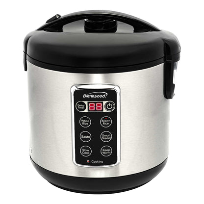 Brentwood 10-Cups Cooked/5-Cups Uncooked  7-Function Smart Multi-Cooker