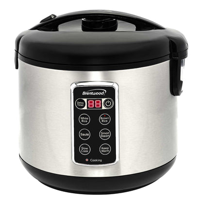Brentwood 16-Cups Cooked/8-Cups Uncooked 7-Function Smart Multi-Cooker