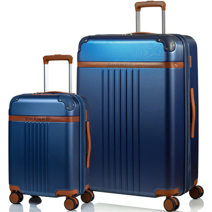 Collection Champs Vintage - Ensemble de 2 valises rigides