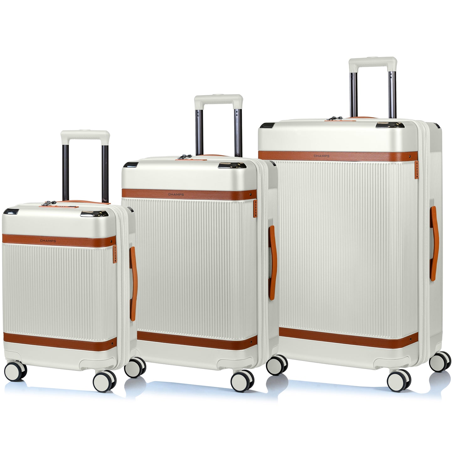 Champs Vintage Air Collection - 3-piece Hardside Luggage set