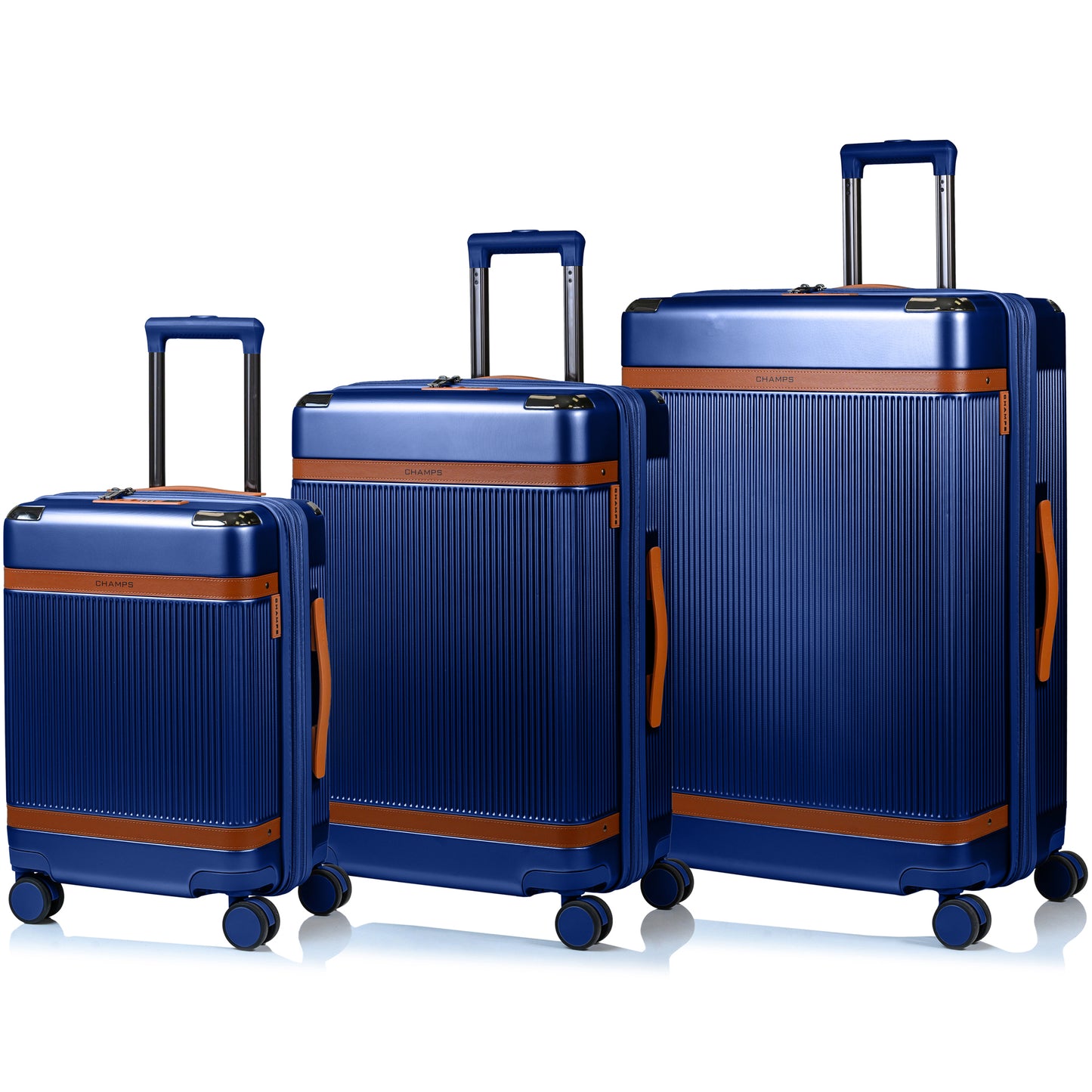 Champs Vintage Air Collection - 3-piece Hardside Luggage set