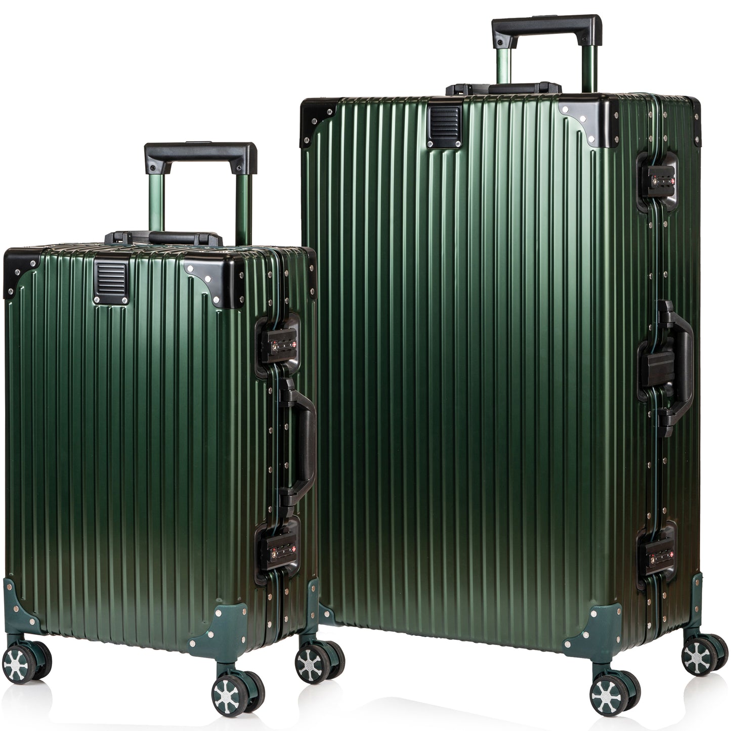 Champs Elite - Aluminum 2-Piece Luggage Set