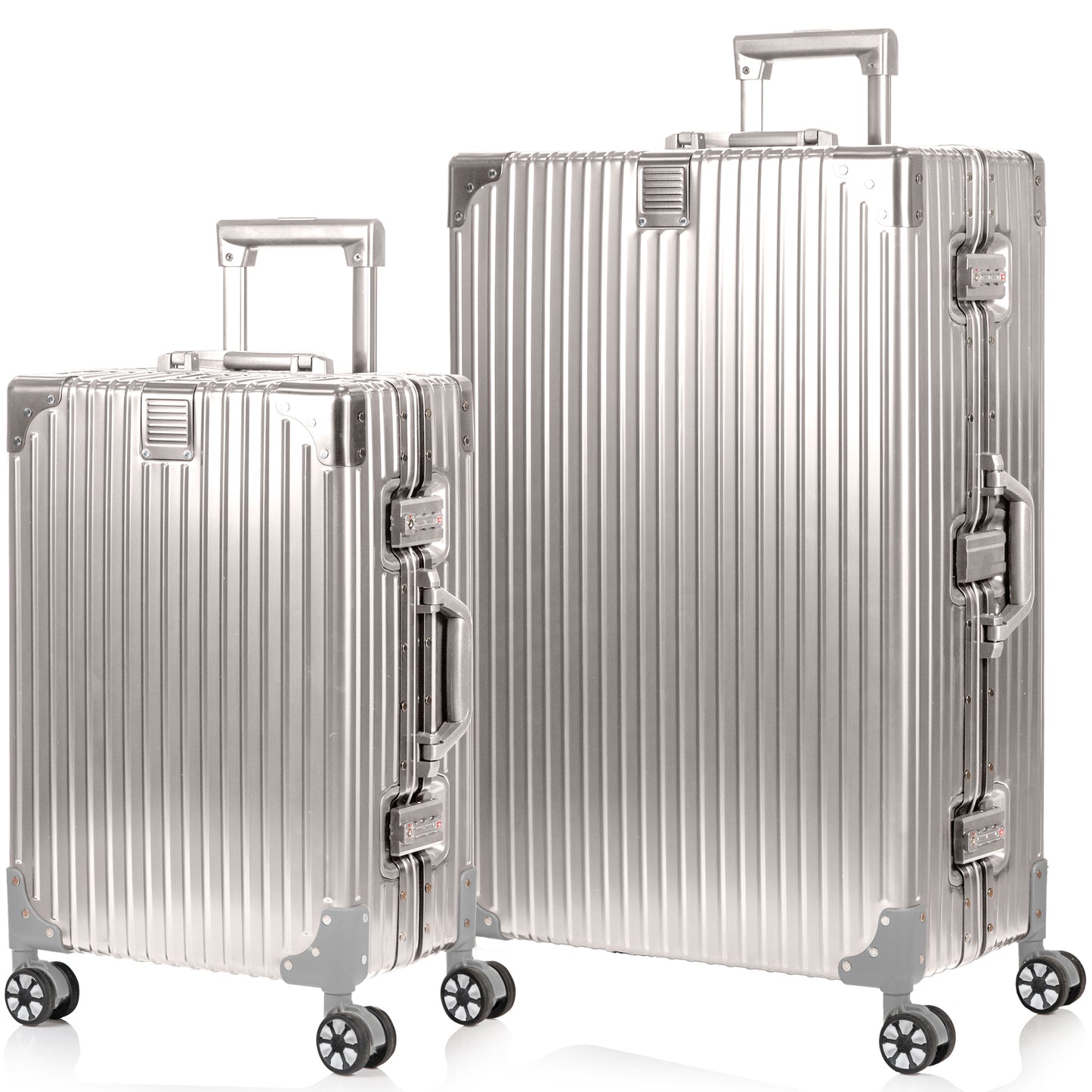 Champs Elite - Aluminum 2-Piece Luggage Set