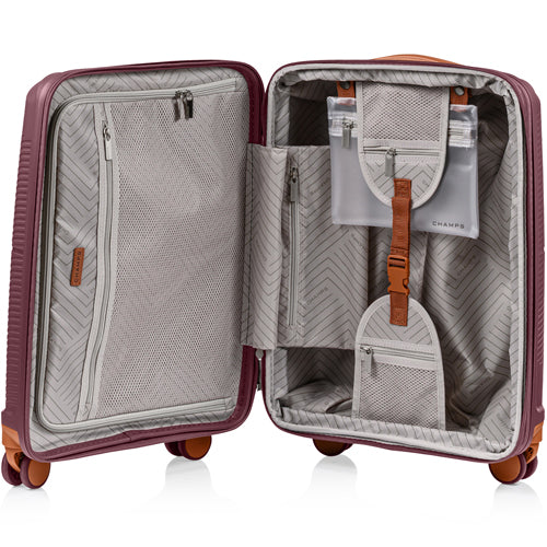 Champs Vintage Aura - 3-Piece Luggage Set