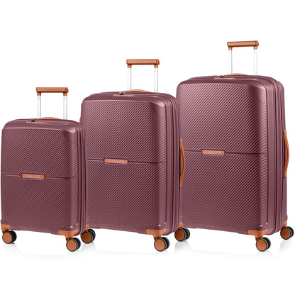 Champs Vintage Aura - 3-Piece Luggage Set