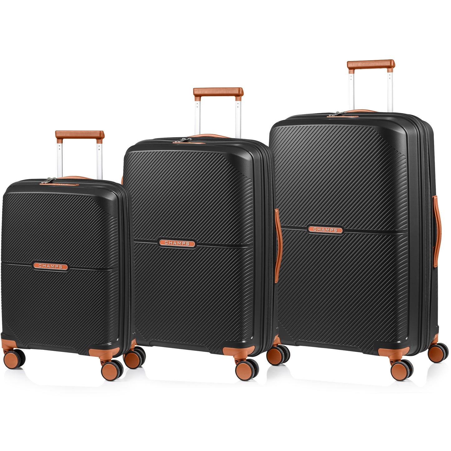 Champs Vintage Aura - 3-Piece Luggage Set