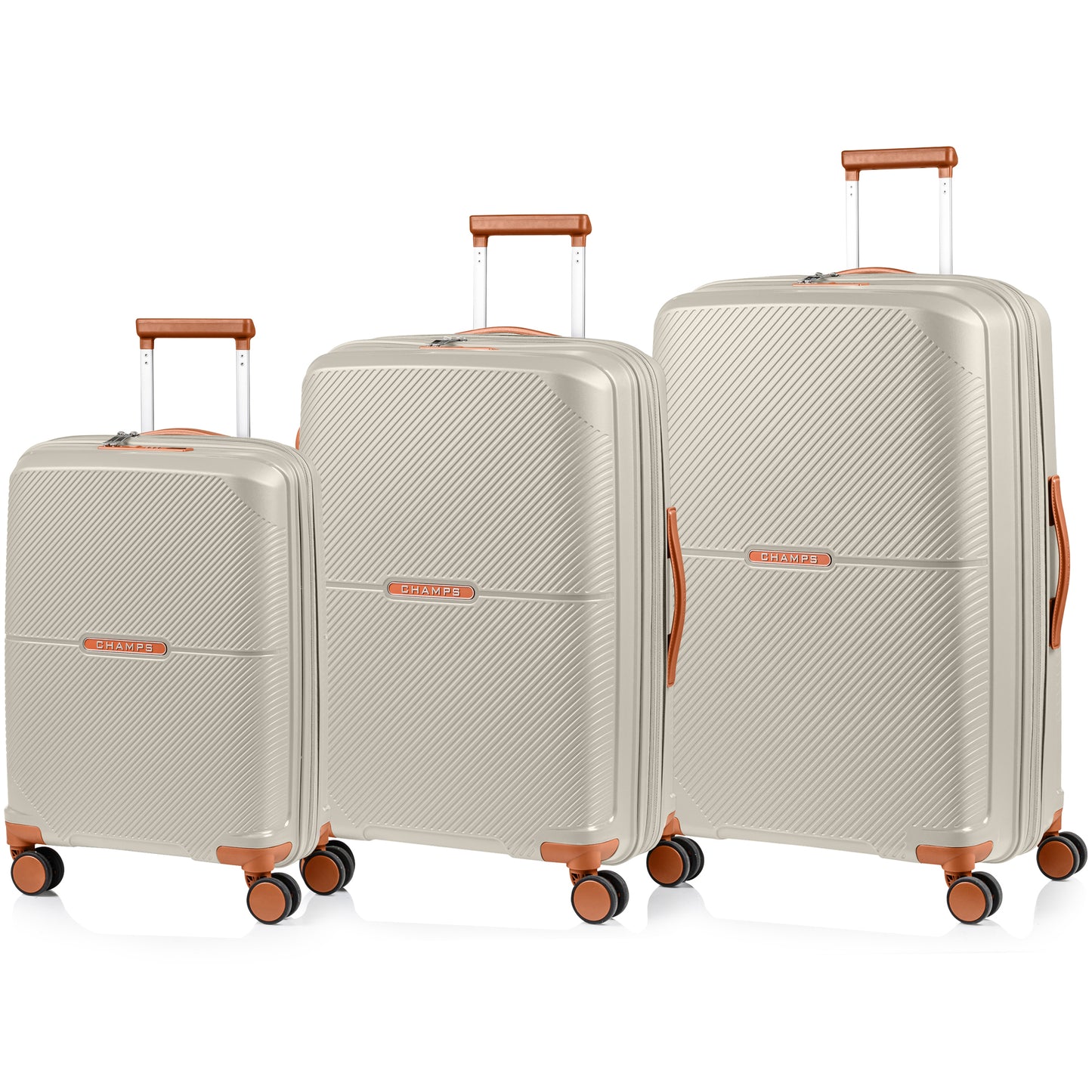 Champs Vintage Aura - 3-Piece Luggage Set