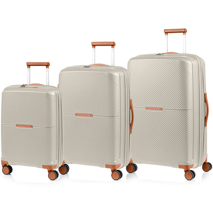 Champs Vintage Aura - 3-Piece Luggage Set