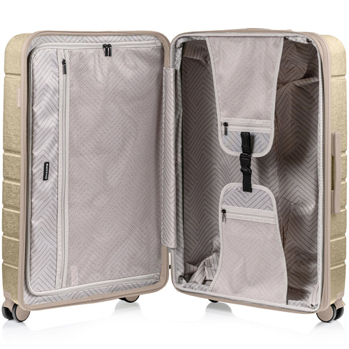 Champs Linen II - 3-Piece Luggage Set