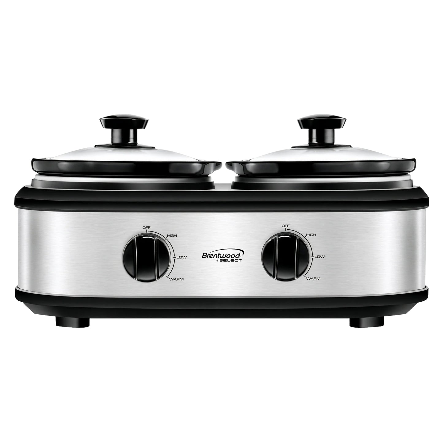 Brentwood Double Slow Cooker, Buffet Server, and Food Warmer
