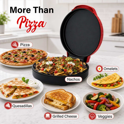 Brentwood 12-Inch Ceramic Non-Stick Pizza Maker and Griddle