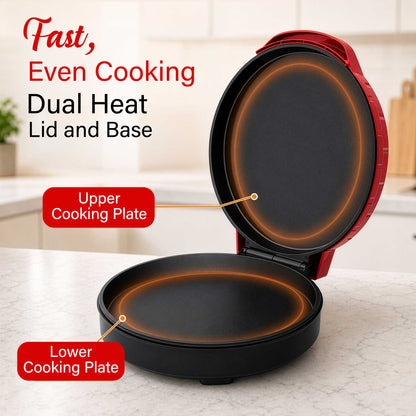 Brentwood 12-Inch Ceramic Non-Stick Pizza Maker and Griddle