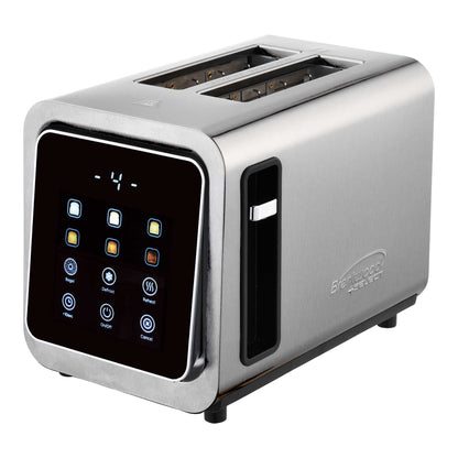 Brentwood Touch Screen 2-Slice Digital Toaster with Extra Wide Slots