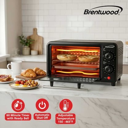 Brentwood 2 Slice Countertop Toaster Oven