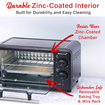 Brentwood 2 Slice Countertop Toaster Oven