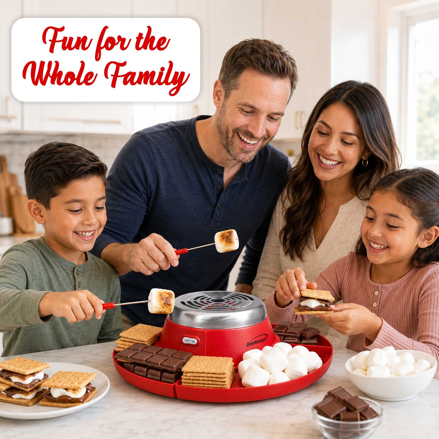Brentwood Indoor Electric Stainless Steel S’mores Maker