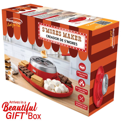 Brentwood Indoor Electric Stainless Steel S’mores Maker