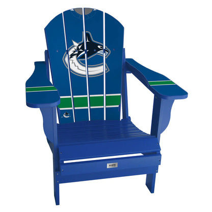 Ma chaise de sport personnalisée en résine Adirondack Jersey pliable de la LNH