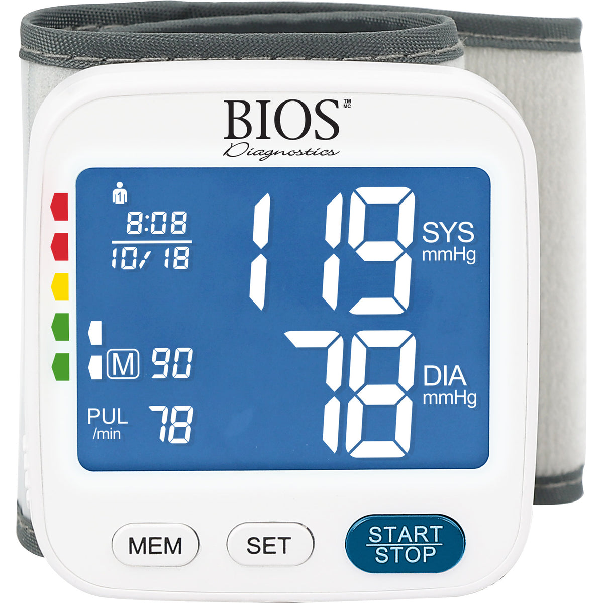 BIOS Blood Pressure Monitor Wrist