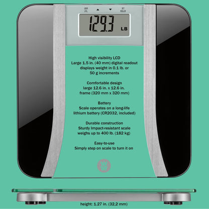 Conair Weight Watchers Digital Body Analysis Glass Scale