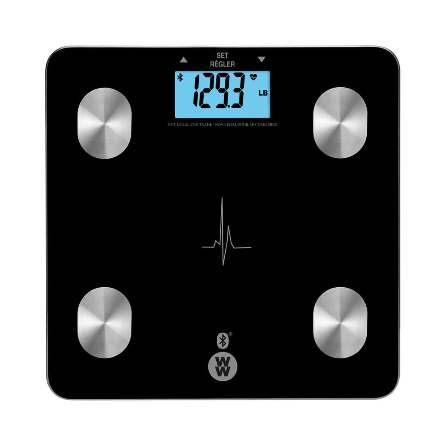 Conair Weight Watchers Digital Glass Scale with Body Analysis and Heart Rate